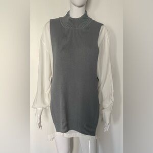Zara Layered sweater/ blouse size L